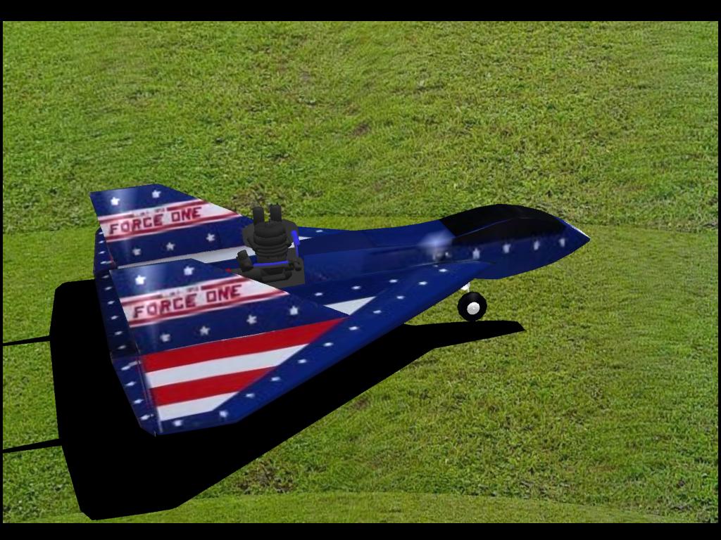 Force One RC plane model for Absolute RC Simulator