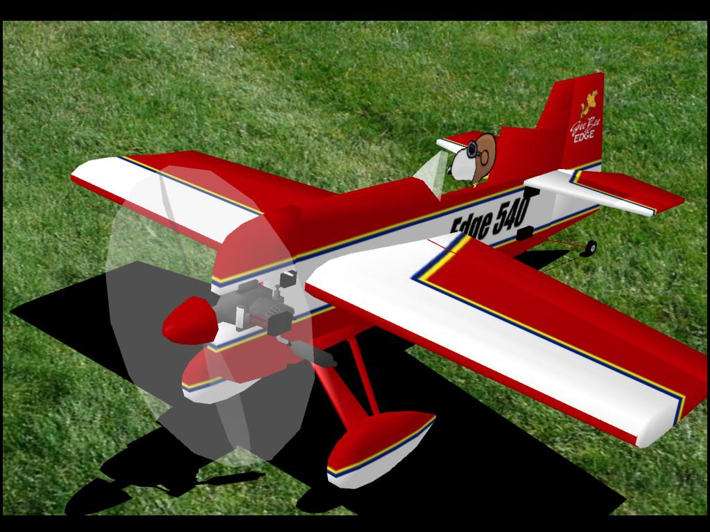 GeeBee Edge RC plane model for Absolute RC Simulator