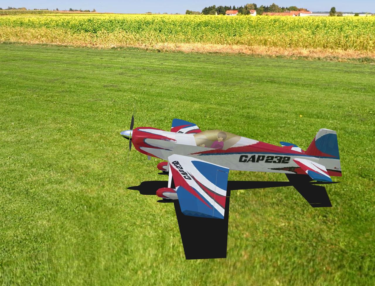 GP Cap 232 RC plane model for Absolute RC Simulator