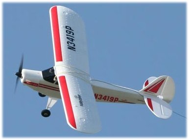HZ Super Cub RC plane model for Absolute RC Simulator