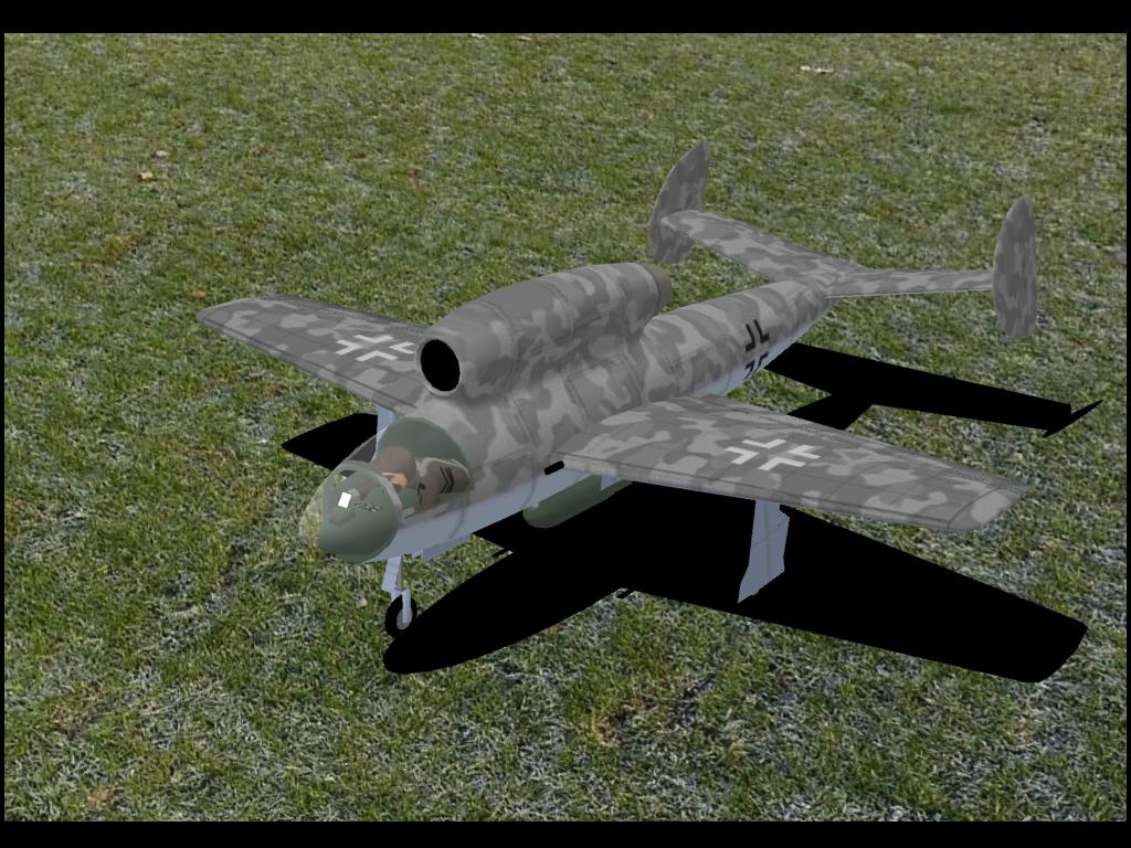 Henschel_Hs-132 Jet RC plane model for Absolute RC Simulator