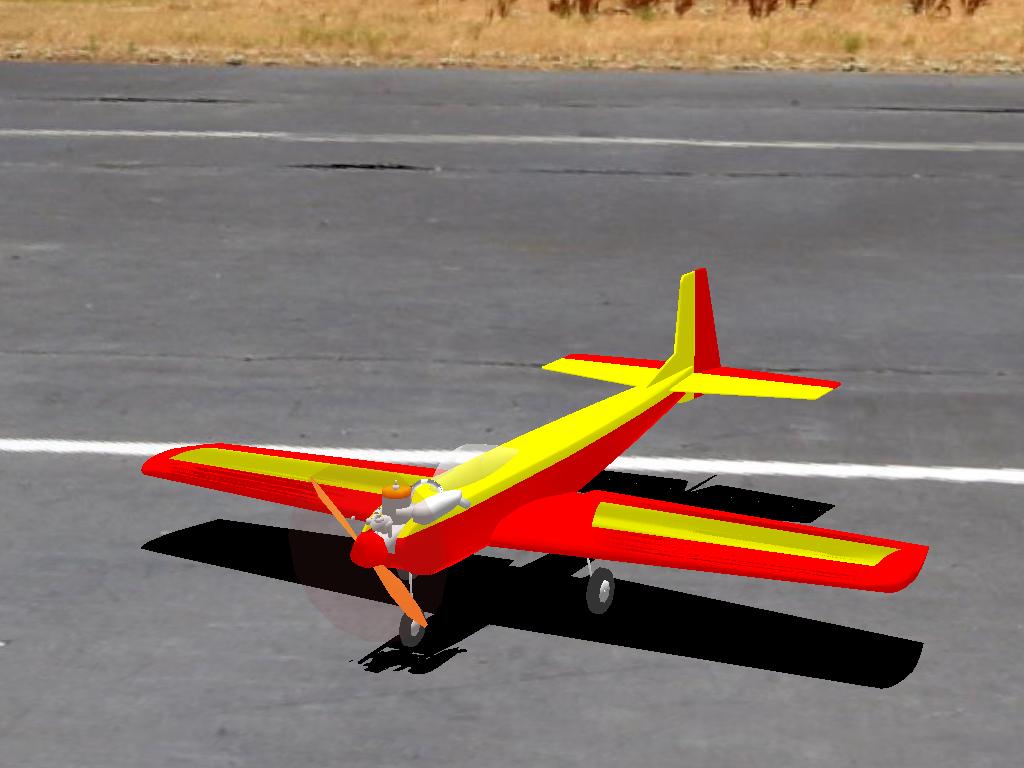 Kaos RC plane model for Absolute RC Simulator