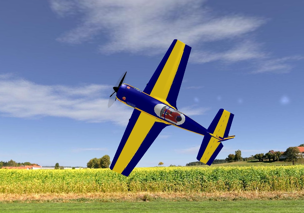 Kapanina SU-26 RC plane model for Absolute RC Simulator