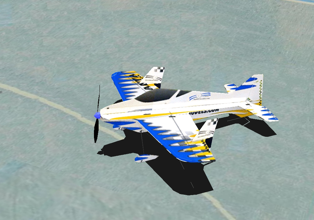 Manta RC plane model for Absolute RC Simulator