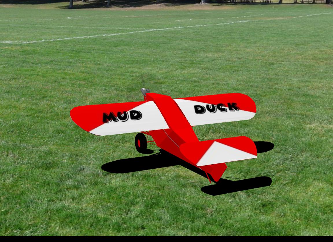 Mud Duck RC plane model for Absolute RC Simulator