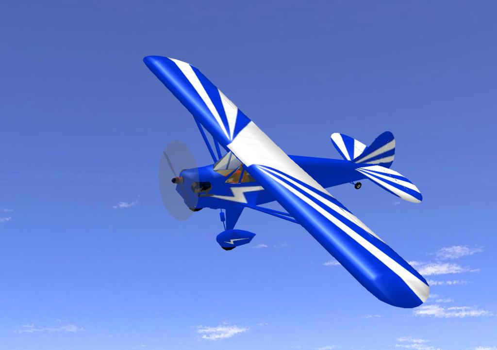 PA-Cub RC plane model for Absolute RC Simulator