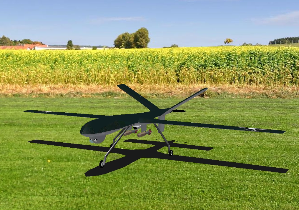 Predator RC plane model for Absolute RC Simulator