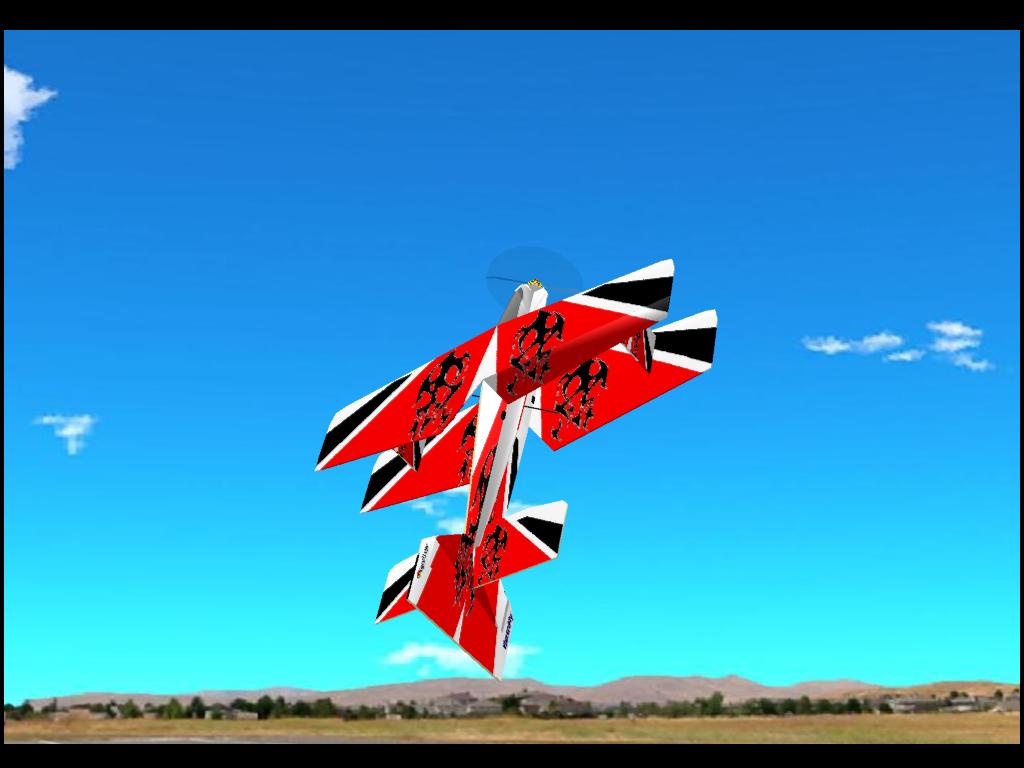 Reflection Red RC plane model for Absolute RC Simulator
