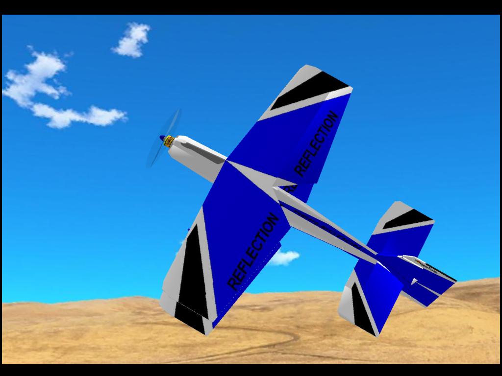 Reflection RC plane model for Absolute RC Simulator