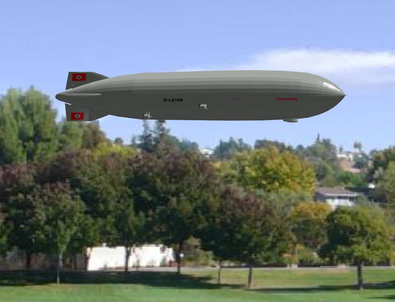 Ricks Hindenburg RC plane model for Absolute RC Simulator