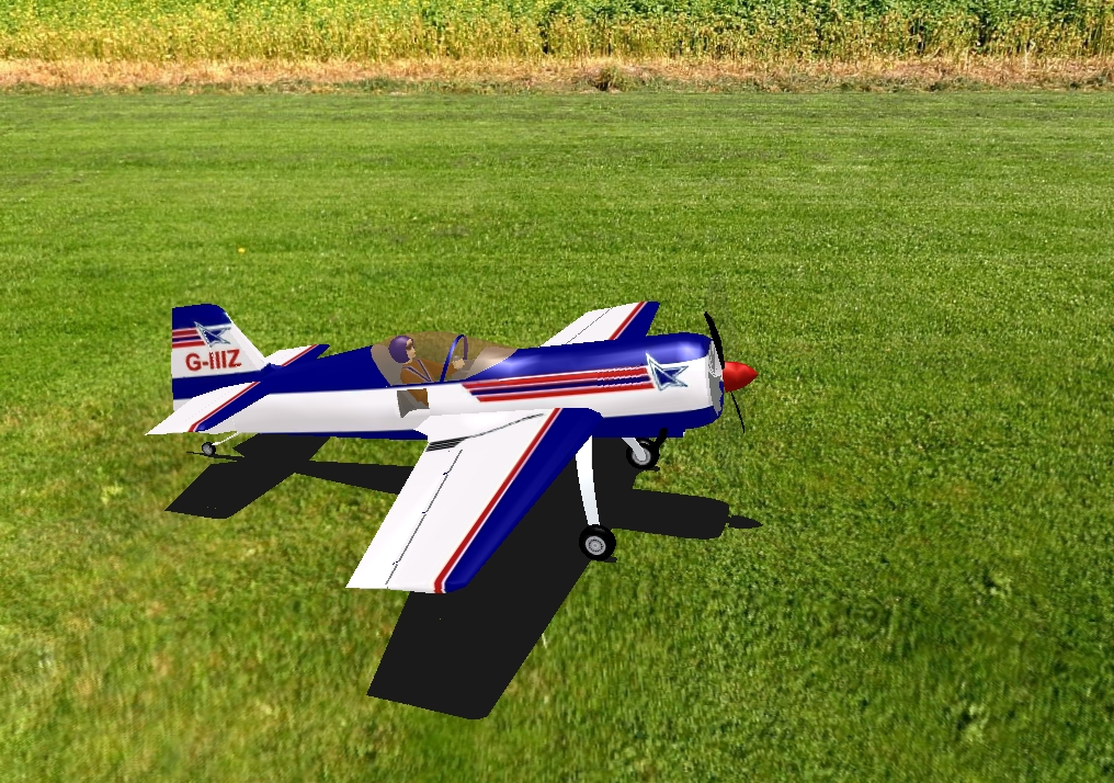 SU-26 RC plane model for Absolute RC Simulator