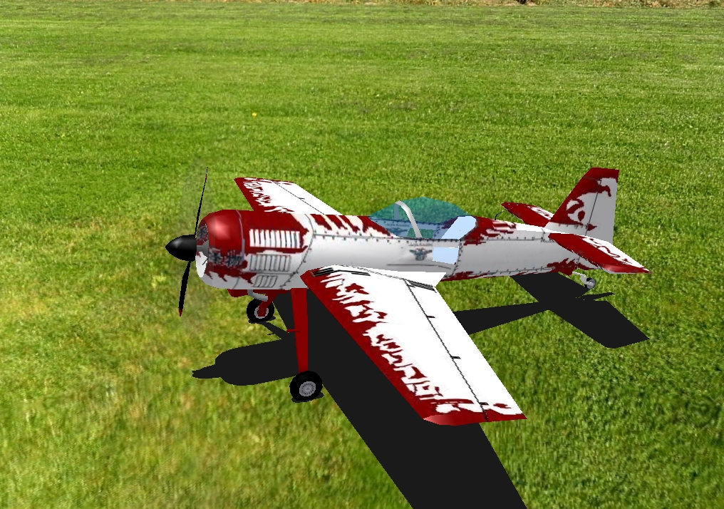SU-31 RC plane model for Absolute RC Simulator