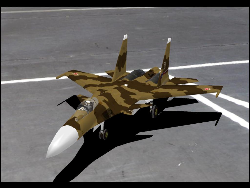 SU-37 Terminator RC plane model for Absolute RC Simulator