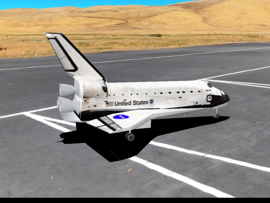 Space Shuttle RC plane model for Absolute RC Simulator
