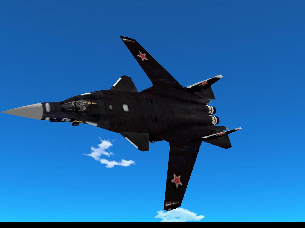 Sukhoi-S37-Berkut RC plane model for Absolute RC Simulator