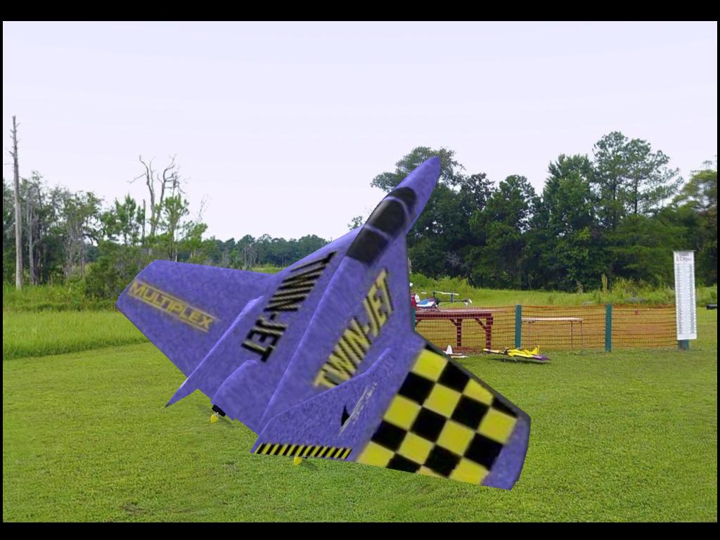 TwinJet RC plane model for Absolute RC Simulator