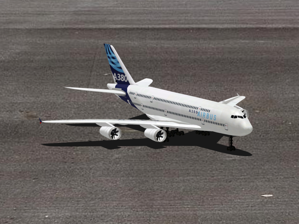A380 Airbus EDF HQ RC plane model for Absolute RC Simulator