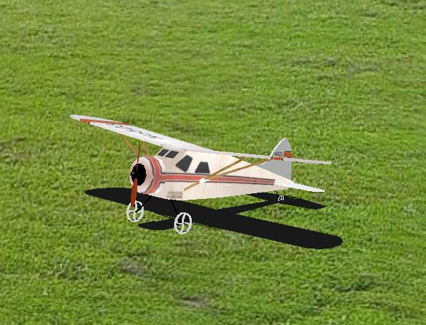 Beaver RC plane model for Absolute RC Simulator