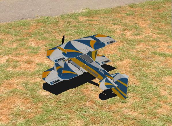 Tensor 4D RC plane model for Absolute RC Simulator
