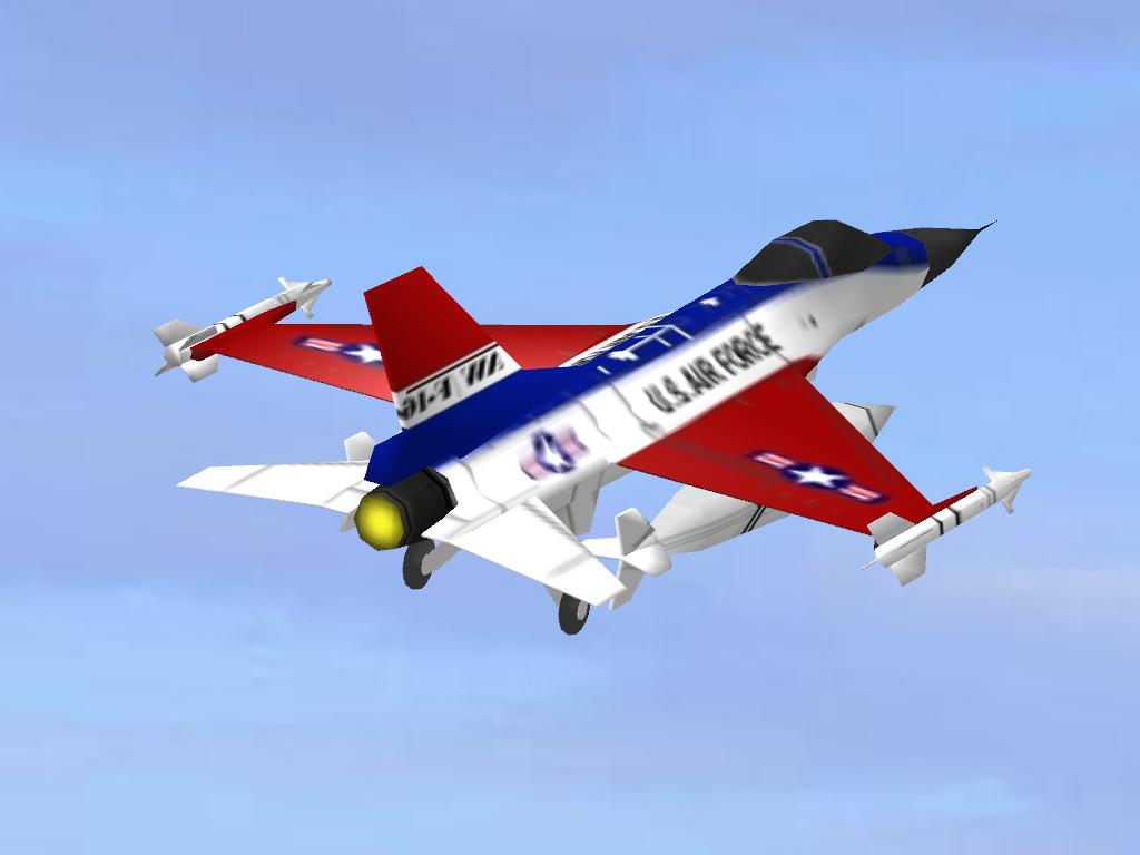 F16 Thunderbird RC plane model for Absolute RC Simulator