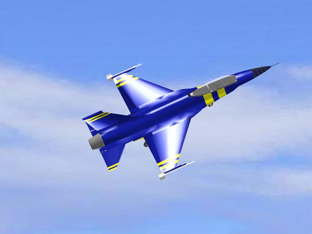 F16 RC plane model for Absolute RC Simulator
