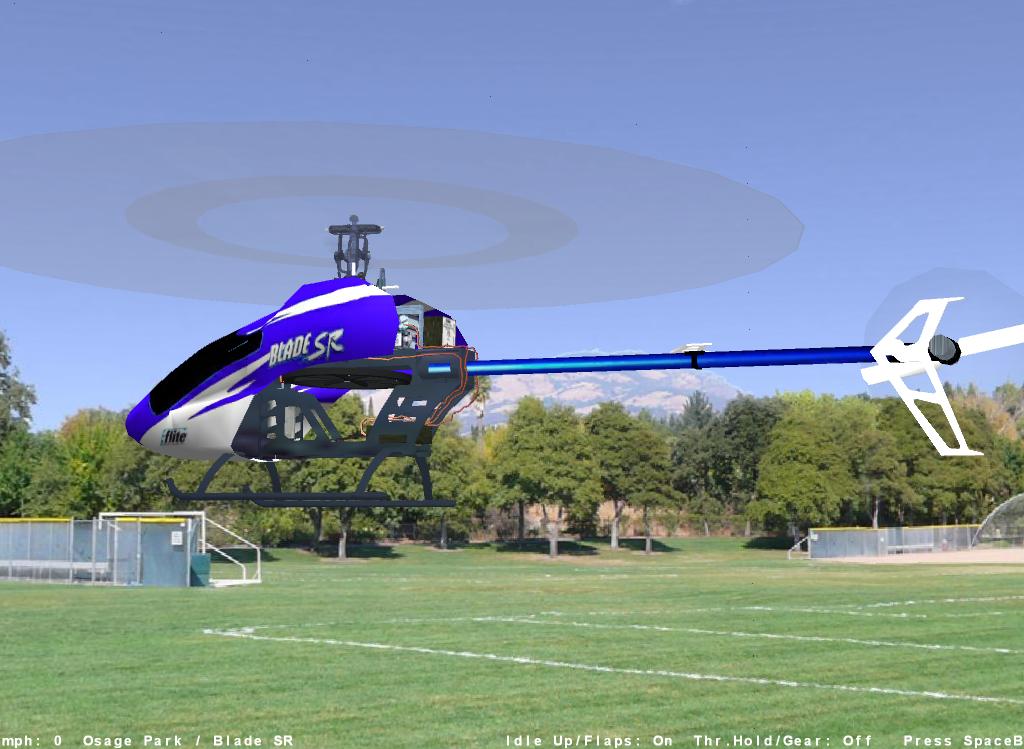 Blade SR RC plane model for Absolute RC Simulator