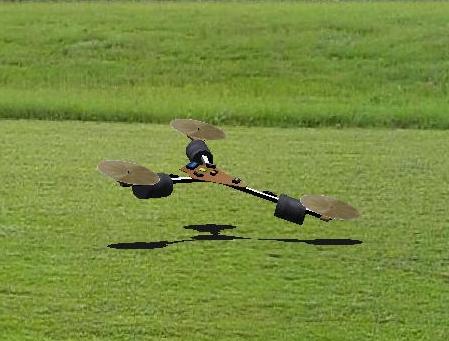 Tricopter RC plane model for Absolute RC Simulator