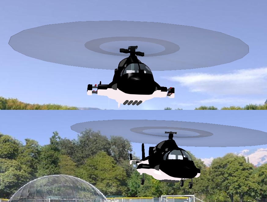 Airwolf - RetractPOV RC plane model for Absolute RC Simulator