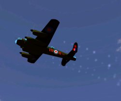 Avro Lancaster RC plane model for Absolute RC Simulator