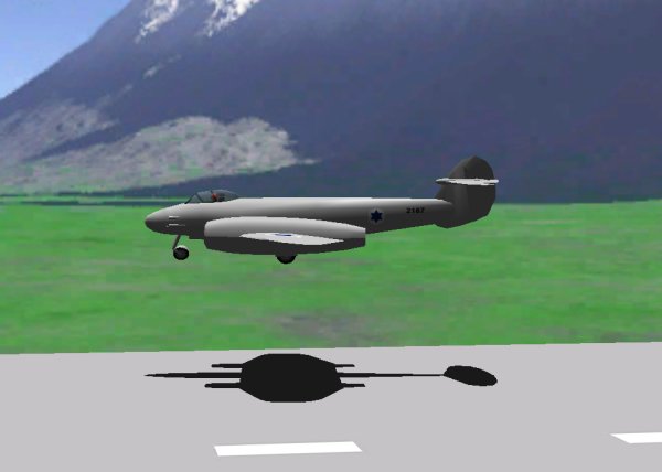 Meteor F8 IAF RC plane model for Absolute RC Simulator