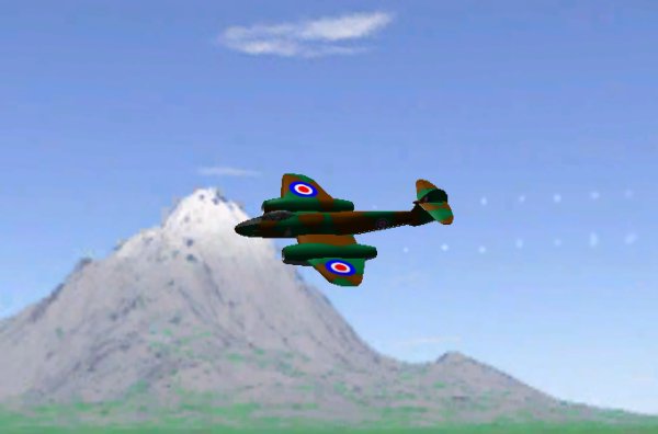 Meteor_F8 2 Sqdn RAF RC plane model for Absolute RC Simulator