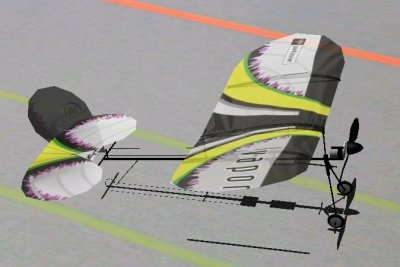 Parkzone_Vapor RC plane model for Absolute RC Simulator