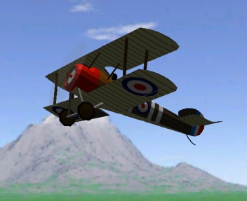 Sopwith Camel RC plane model for Absolute RC Simulator
