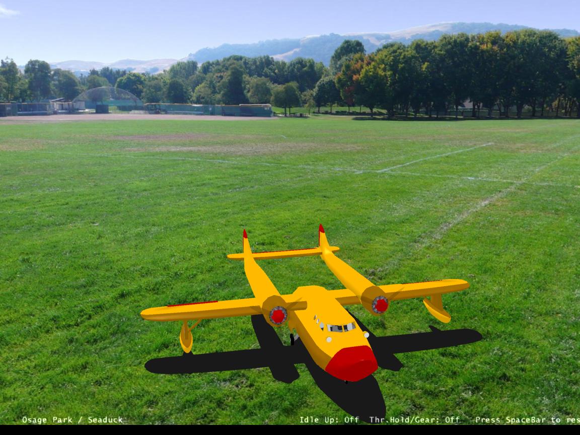 Seaduck RC plane model for Absolute RC Simulator
