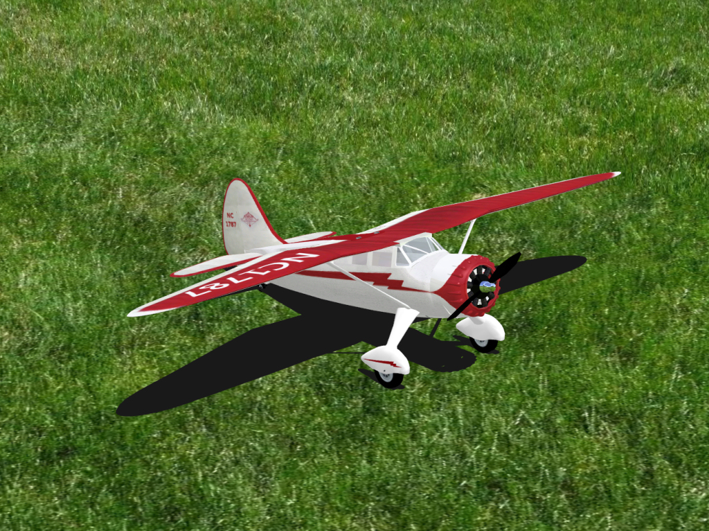 Stinson Reliant SR-10 RC plane model for Absolute RC Simulator