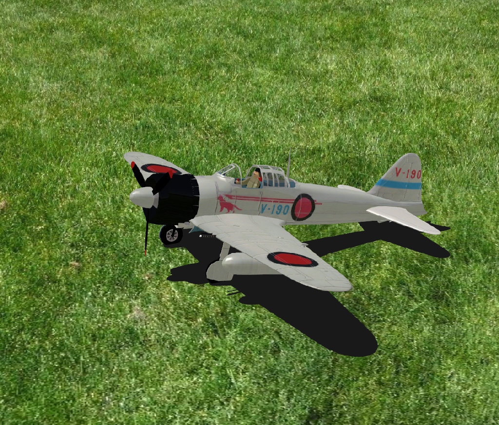 A6M Zero RC plane model for Absolute RC Simulator