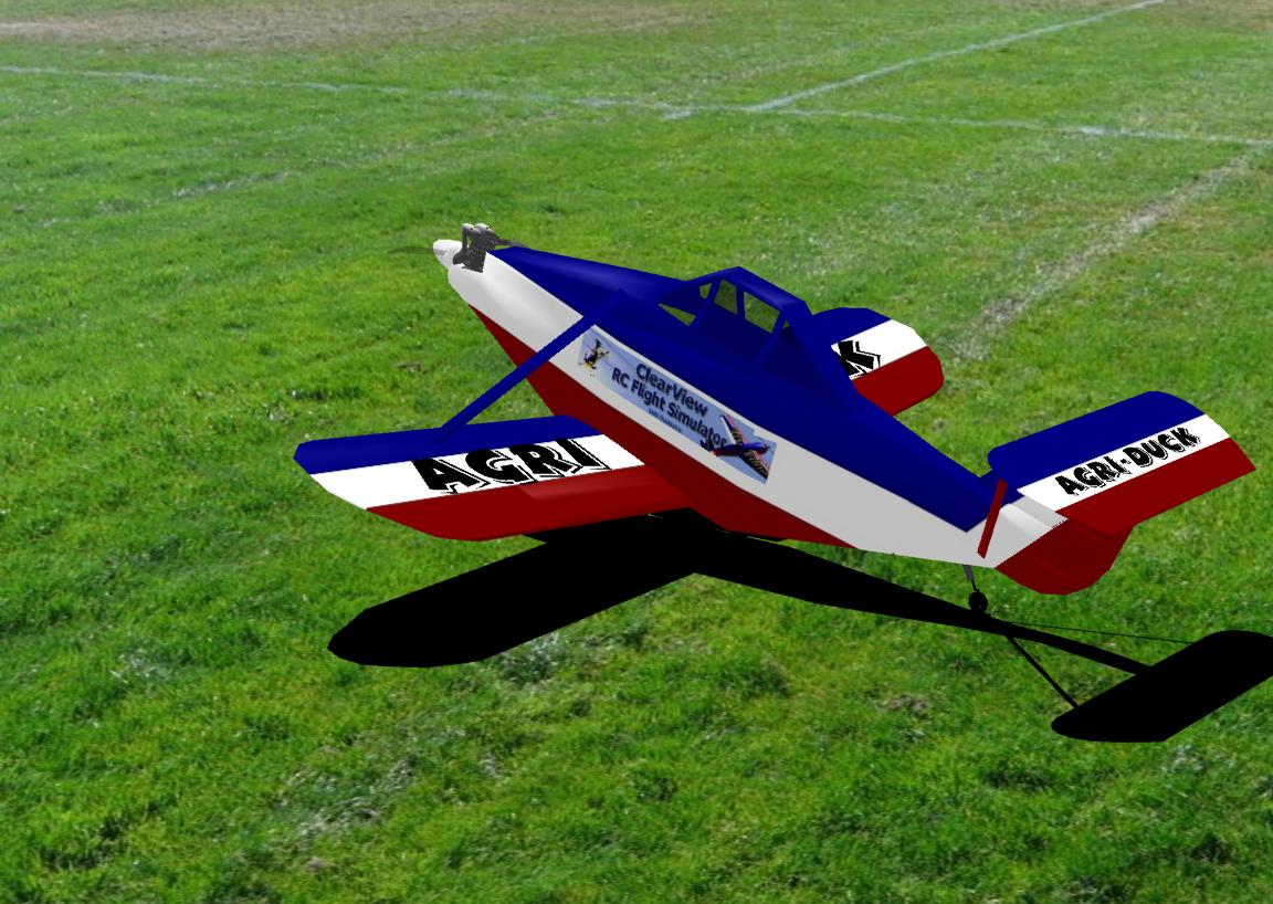 Agri Duck RC plane model for Absolute RC Simulator