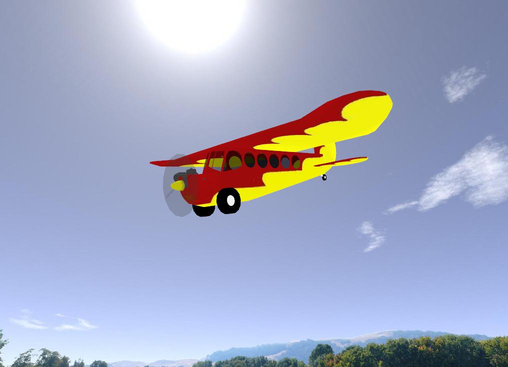 Lazybee RC plane model for Absolute RC Simulator