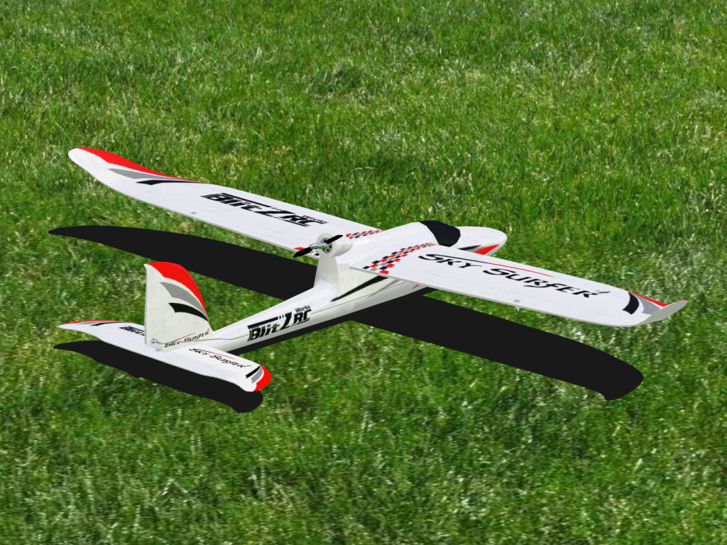 Sky Surfer RC plane model for Absolute RC Simulator