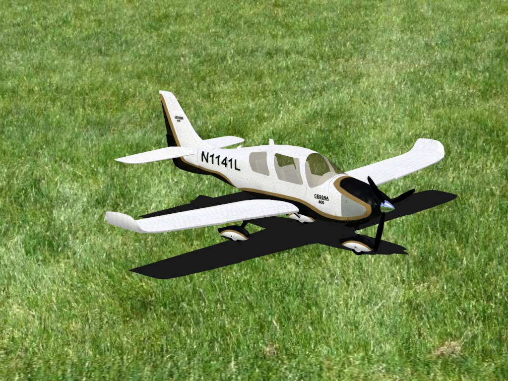Sky Trainer 400 RC plane model for Absolute RC Simulator