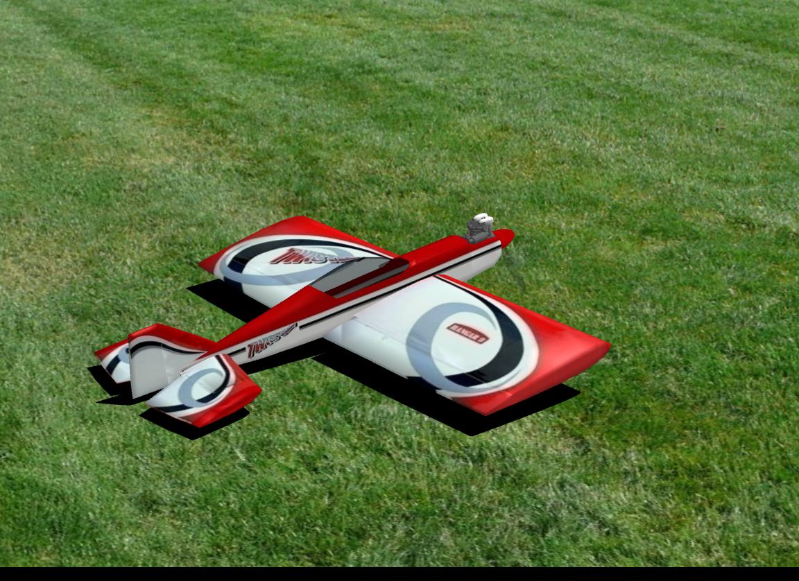 Twist 3D 60 RC plane model for Absolute RC Simulator