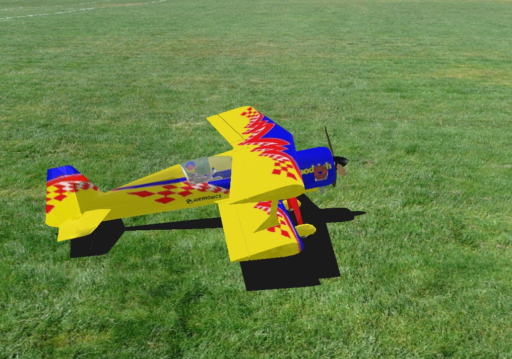 MC Goodrich Pitts Python RC plane model for Absolute RC Simulator