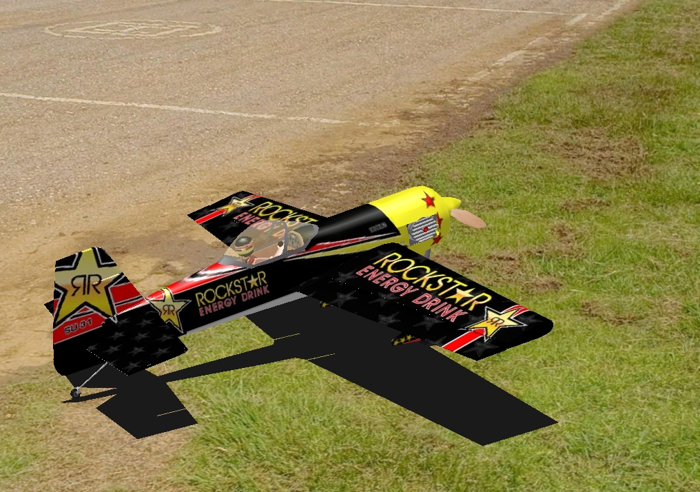 MC SU-31 Rockstar RC plane model for Absolute RC Simulator