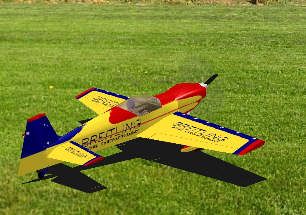 MC Cap 232 Yellow RC plane model for Absolute RC Simulator