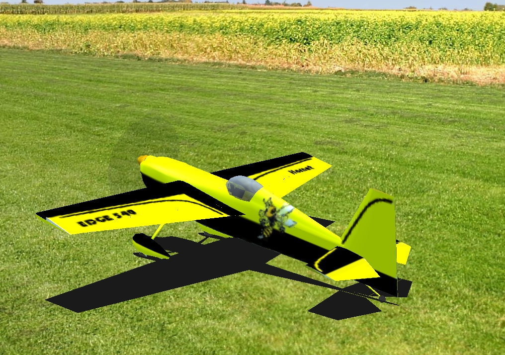 MC Edge 540 Hornet RC plane model for Absolute RC Simulator