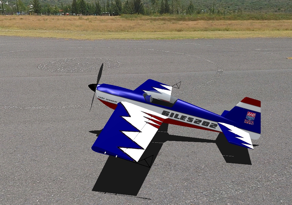 MC Giles 202 RC plane model for Absolute RC Simulator