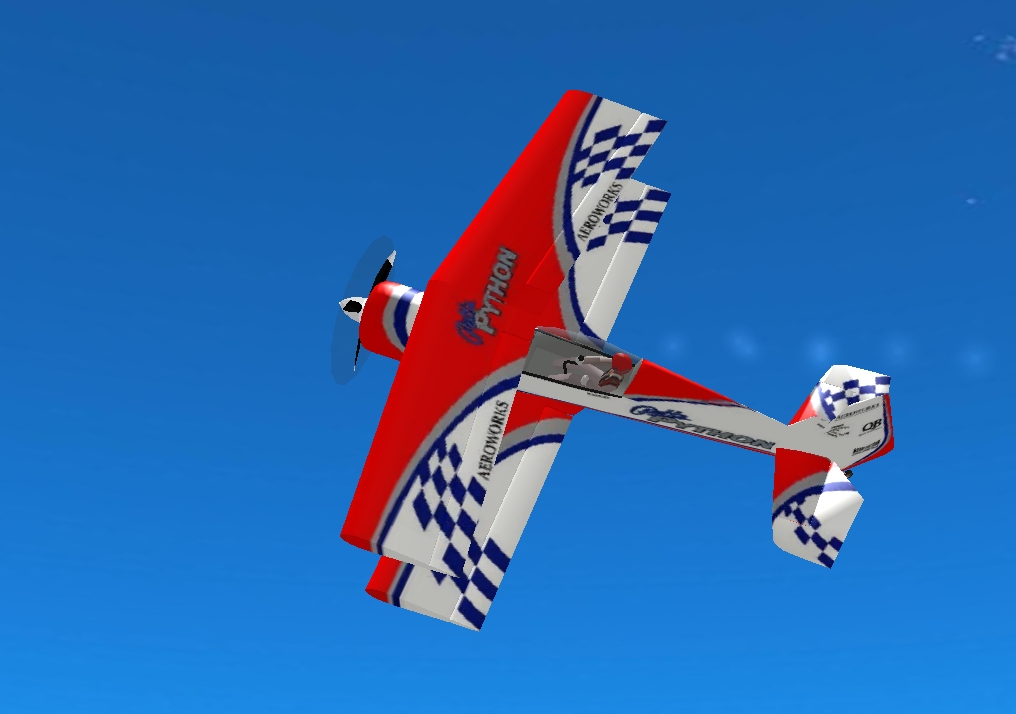 MC Pitts Python RC plane model for Absolute RC Simulator