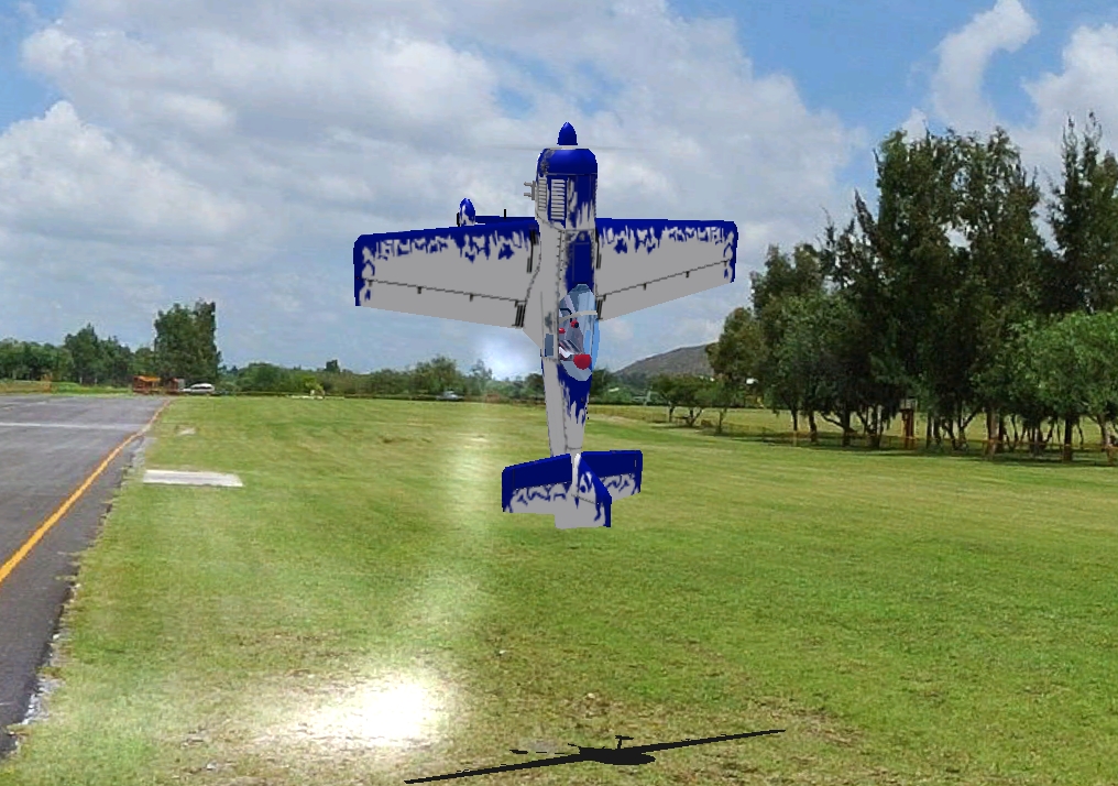 MC SU-31 Blue RC plane model for Absolute RC Simulator