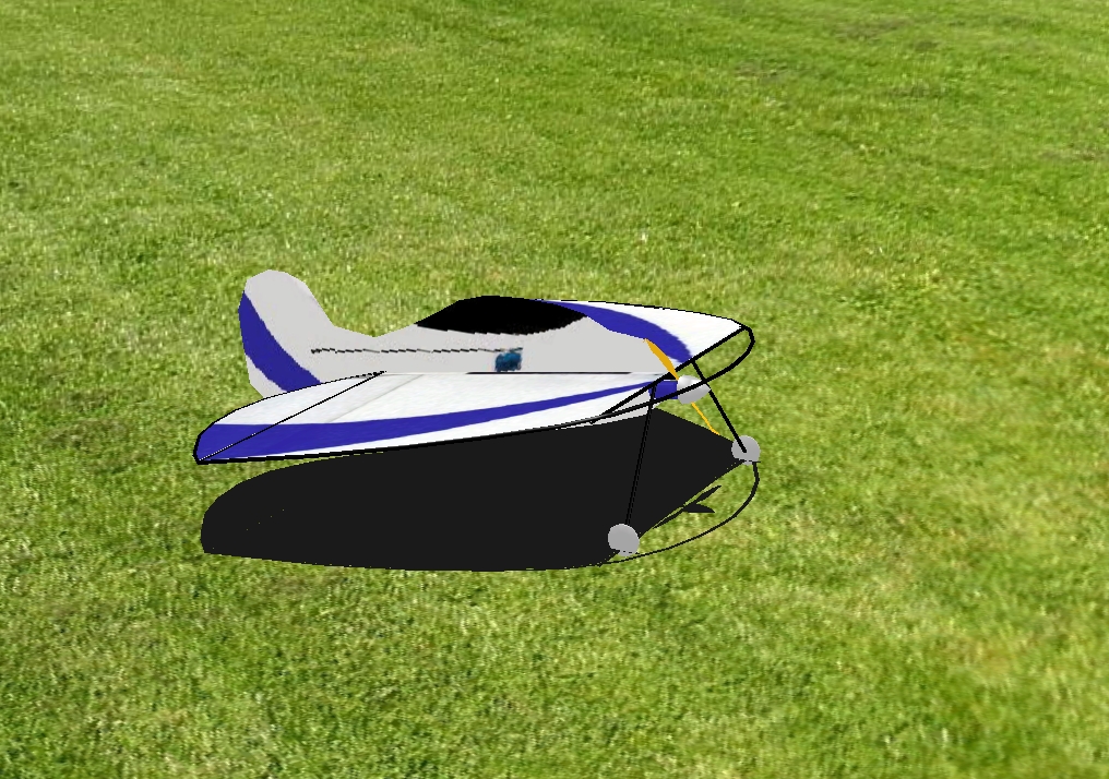MC Lightflite Bug RC plane model for Absolute RC Simulator