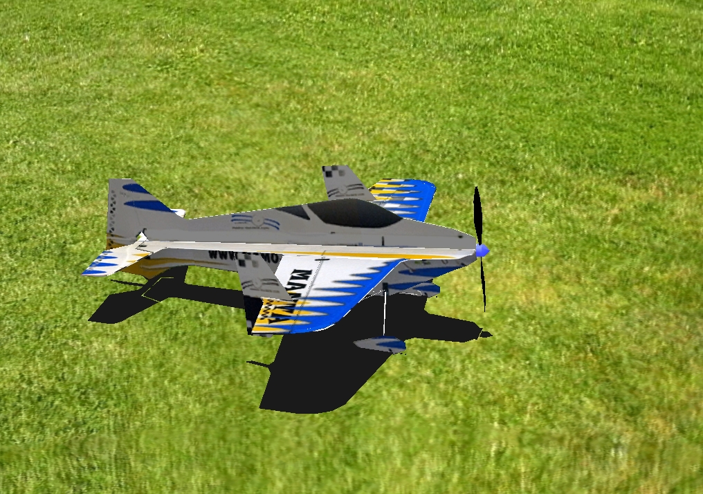MC Manta RC plane model for Absolute RC Simulator